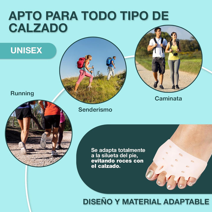 Almohadillas terapéuticas con Separador de dedos l Comfortfy™