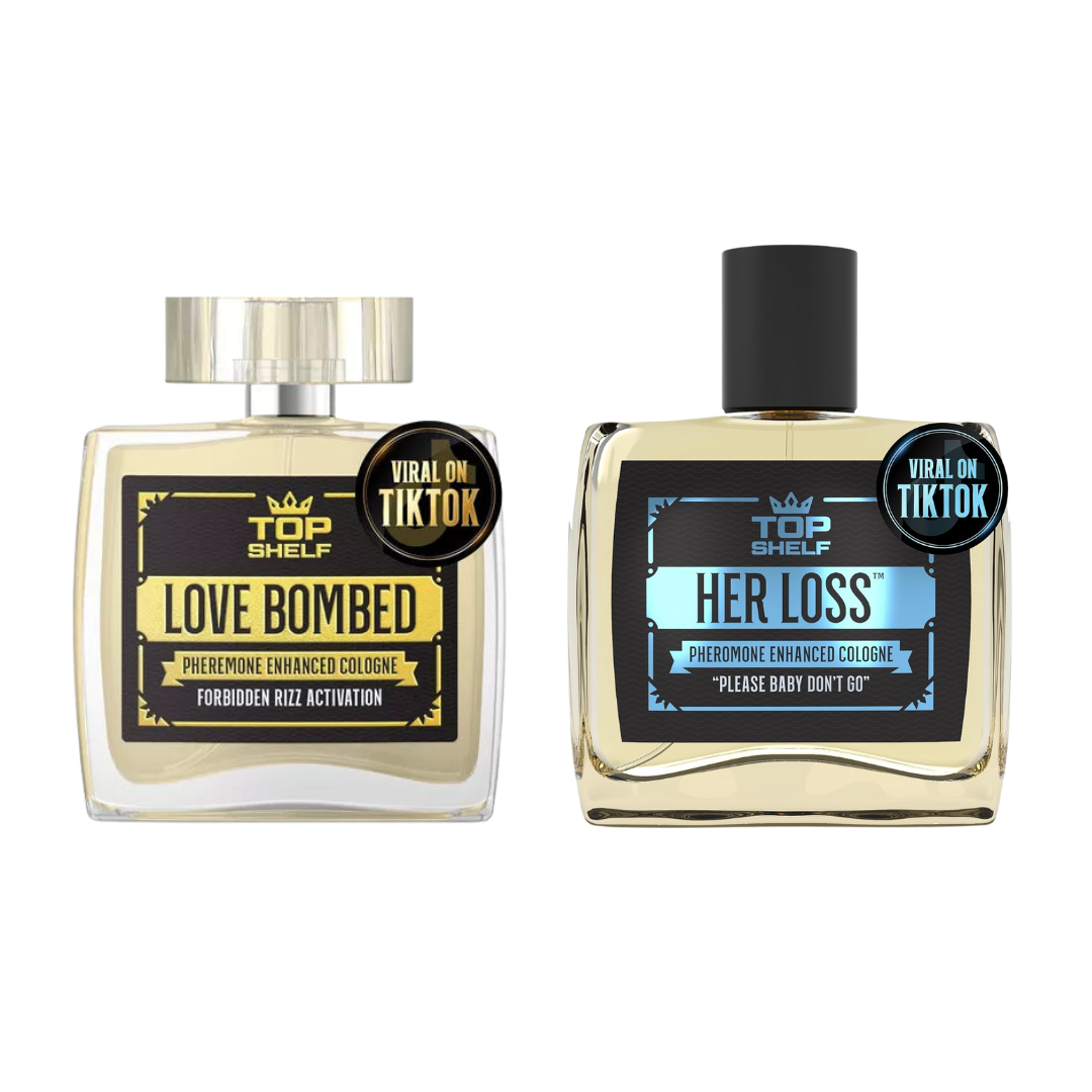 ¡Compra HER LOSS® PERFUME con feromonas y llévate LOVE BOMBED® de regalo! Los dos de 100 ml